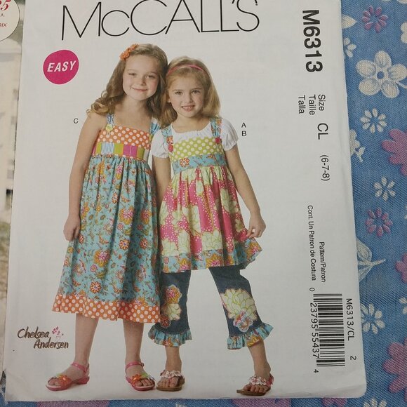 3059 Lot of 3 Children's Pattern's Toddler to 6 & 8. All New and Unused. - Picture 3 of 4